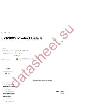 LVR100S datasheet  